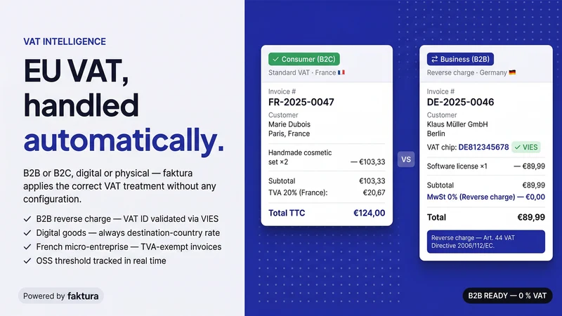 Faktura – Invoices & VAT