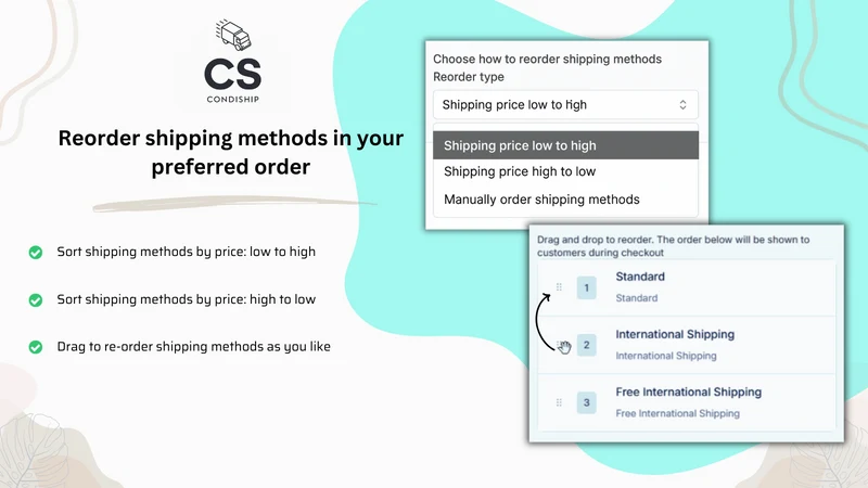 CondiShip: Shipping Rules