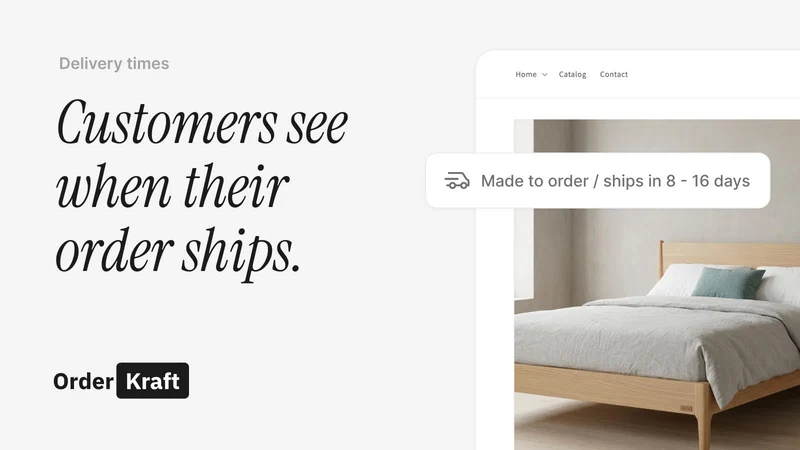 Orderkraft: made to order