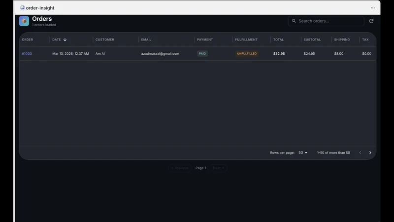 Order Insight