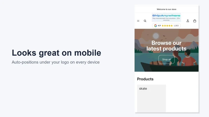 LogoBadge ‑ Google Reviews
