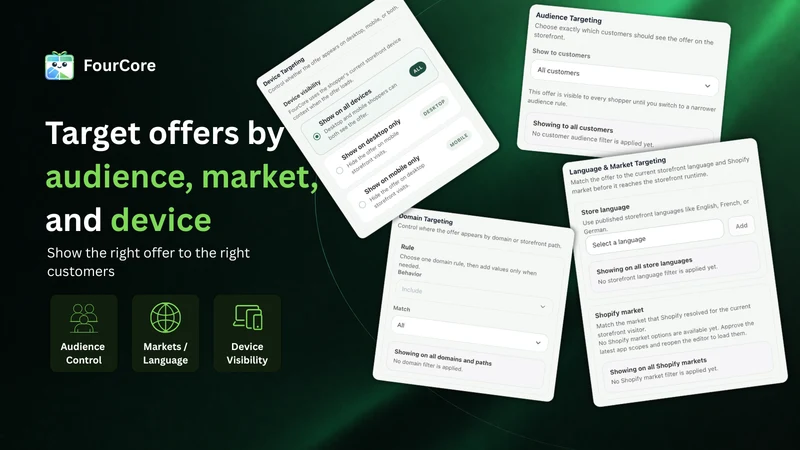 FourCore Free Gift Upsell BOGO