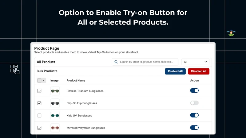 Milople Virtual try‑on