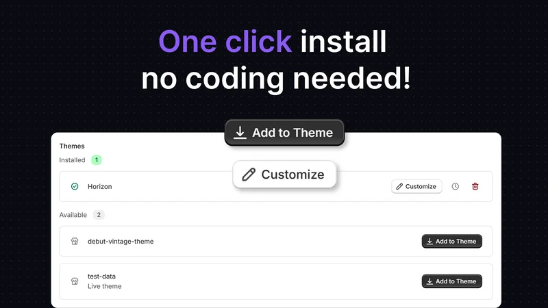 Lovely: Theme Sections