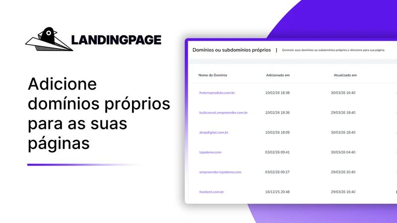 Landing Page Empreender