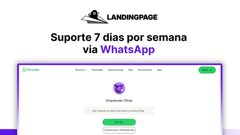 Landing Page Empreender