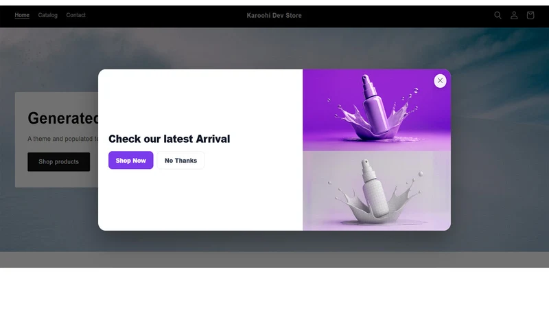 Karoohi Marketing Popups