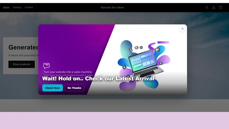 Karoohi Marketing Popups