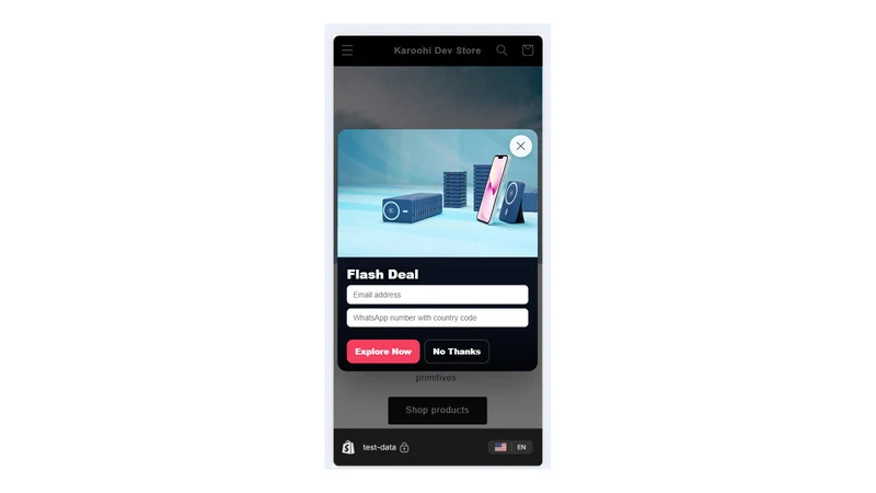 Karoohi Marketing Popups