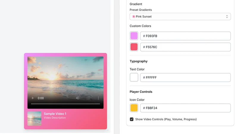 Jalisa Video Player