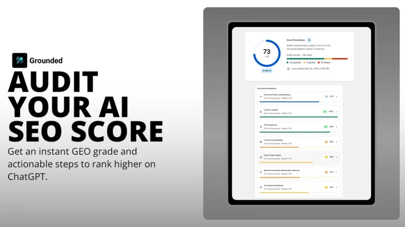 Grounded GEO: SEO for AI