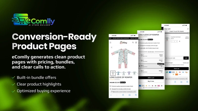 eComlly: AI Store Builder