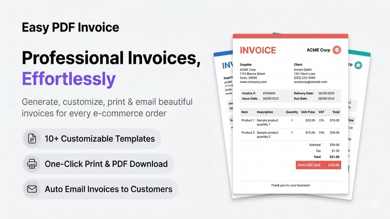 Easy PDF Invoice