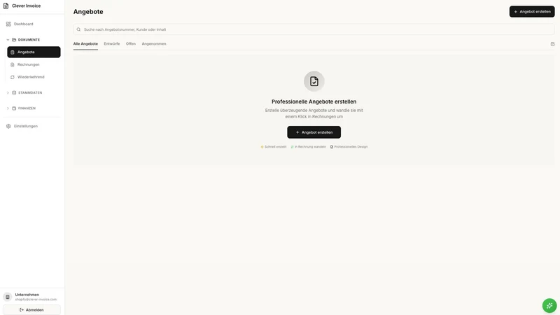 Clever Invoice ‑ E‑Rechnung