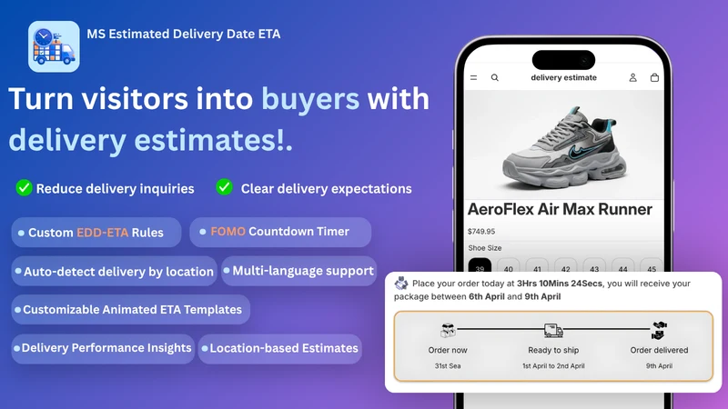 MS Estimated Delivery Date ETA