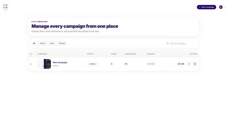 CoroBlock ‑ Popup Builder