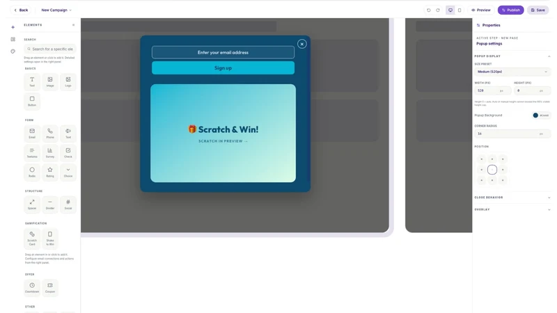 CoroBlock ‑ Popup Builder