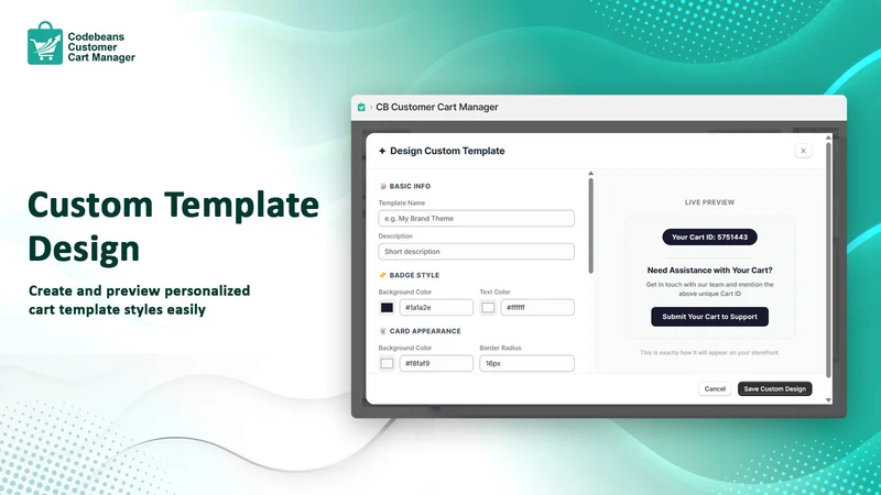 CB Customer Cart Manager
