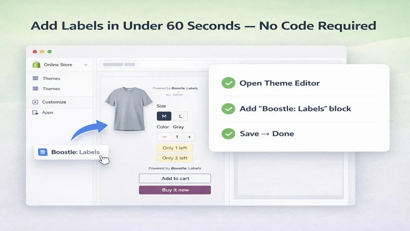 Boostle: Labels