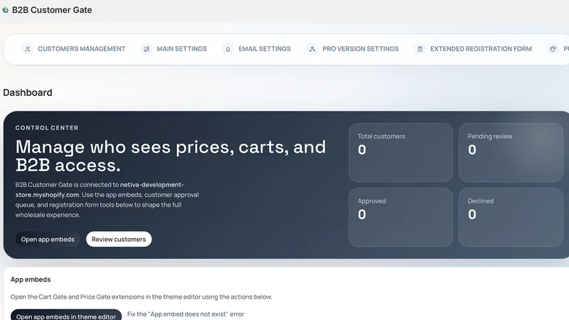 B2B Customer Access