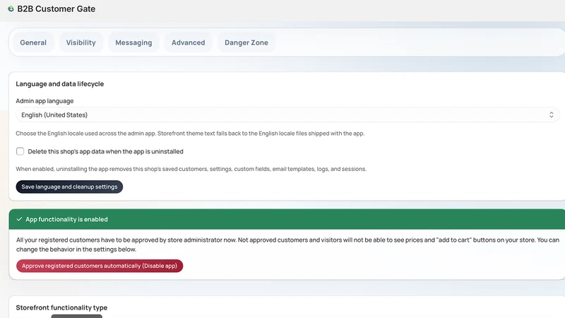 B2B Customer Access