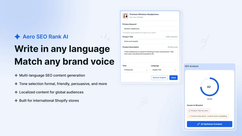 Aero SEO Rank AI