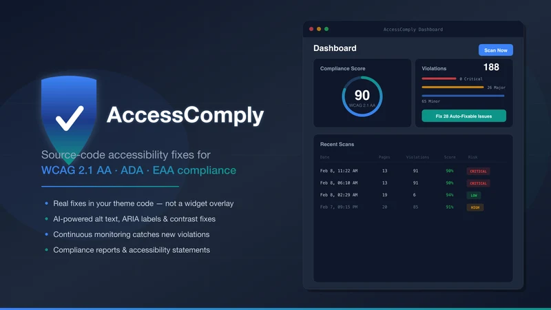 AccessComply: SEO, Speed & ADA