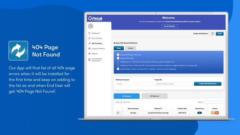 Qe: Quick Link Redirect