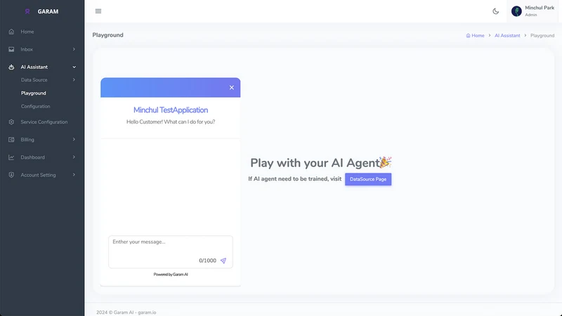 Garam: Sales ChatBot&LiveChat