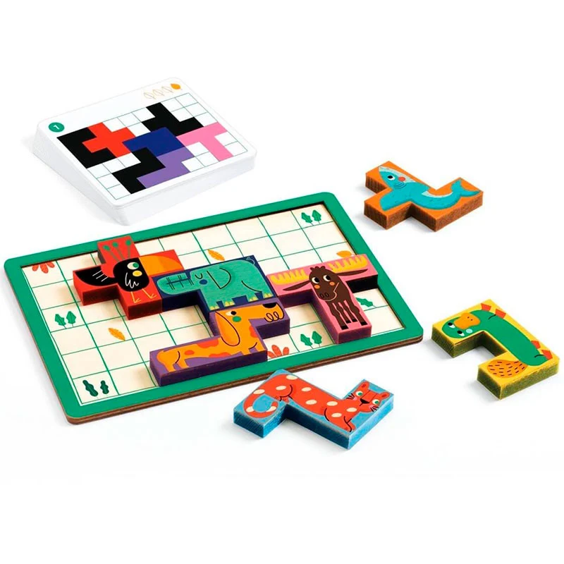 Juego Pentanimo SOLOGIC - Juego lógica para 1 jugador - Djeco