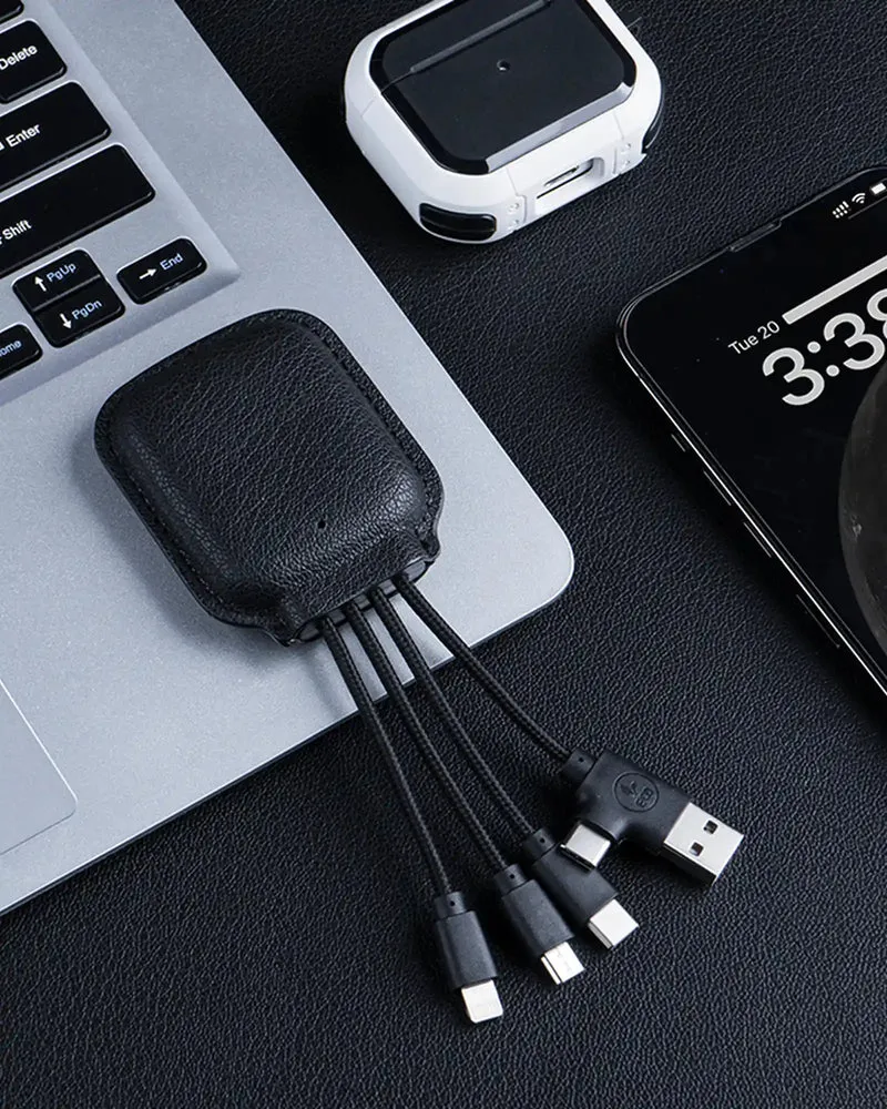 Power bank NFC 3000mAh cuero reciclado para personalizar