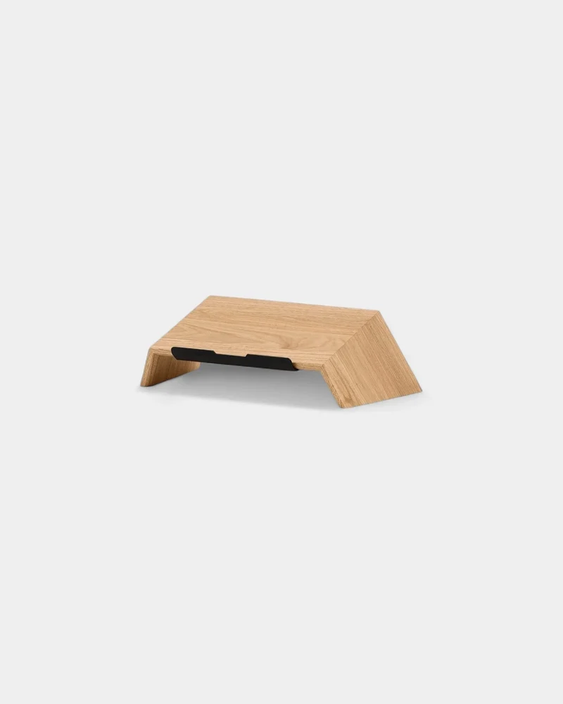 Soporte de ordenador de madera personalizable