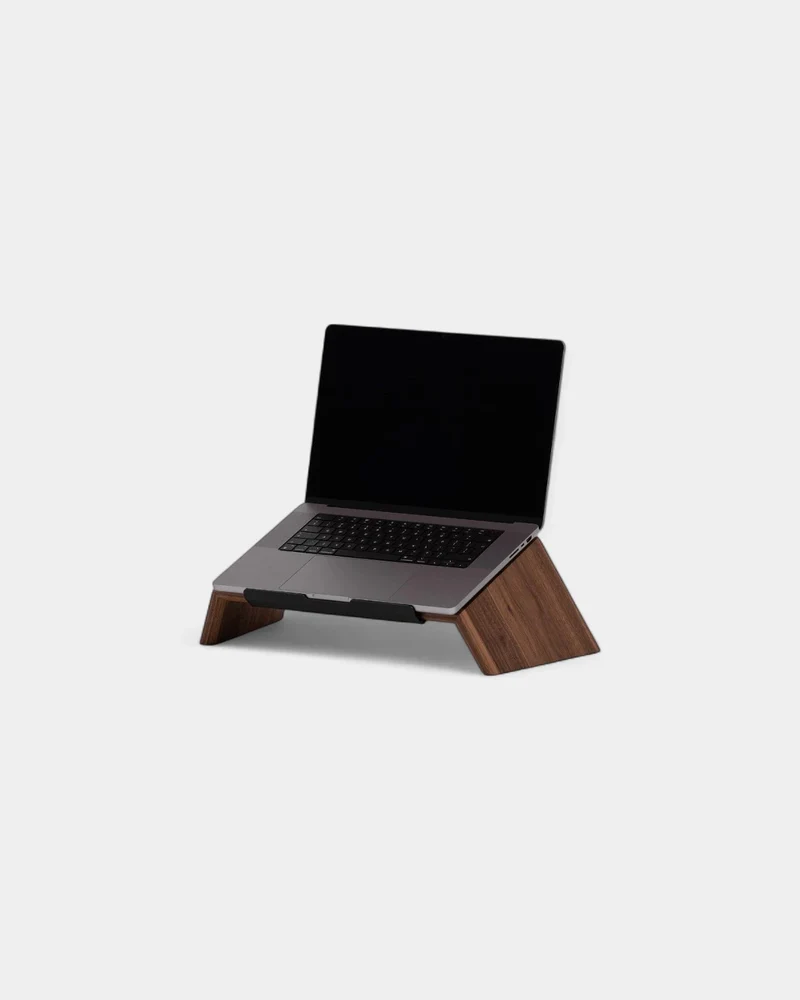 Soporte de ordenador de madera personalizable