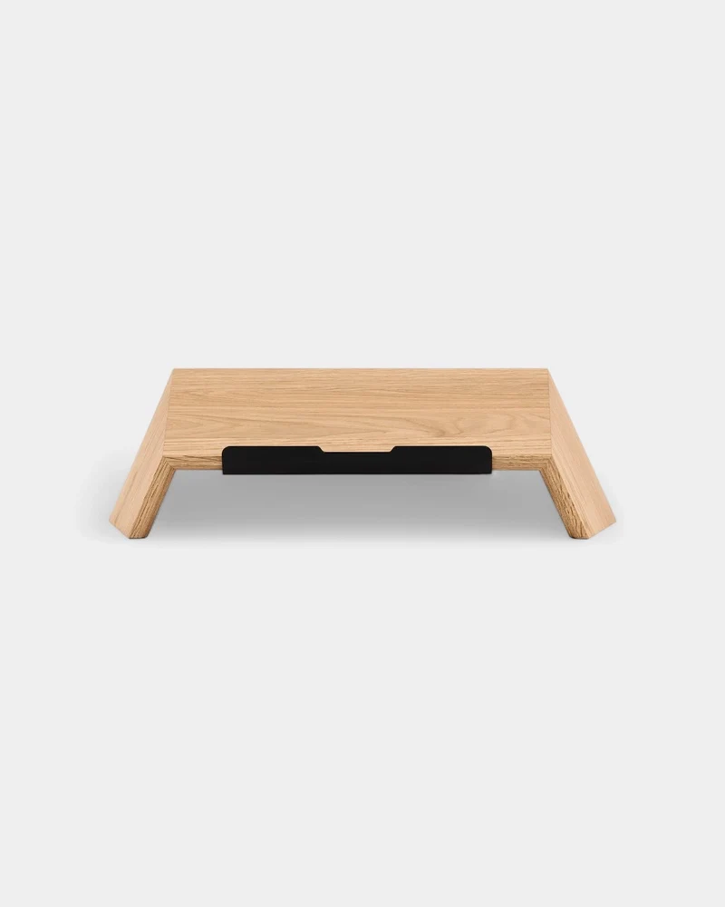 Soporte de ordenador de madera personalizable