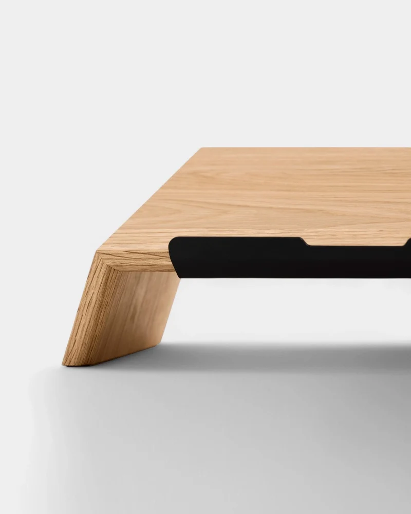 Soporte de ordenador de madera personalizable
