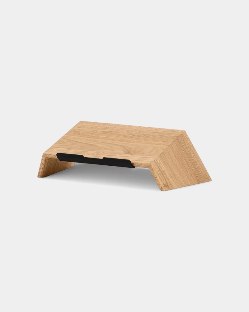 Soporte de ordenador de madera personalizable