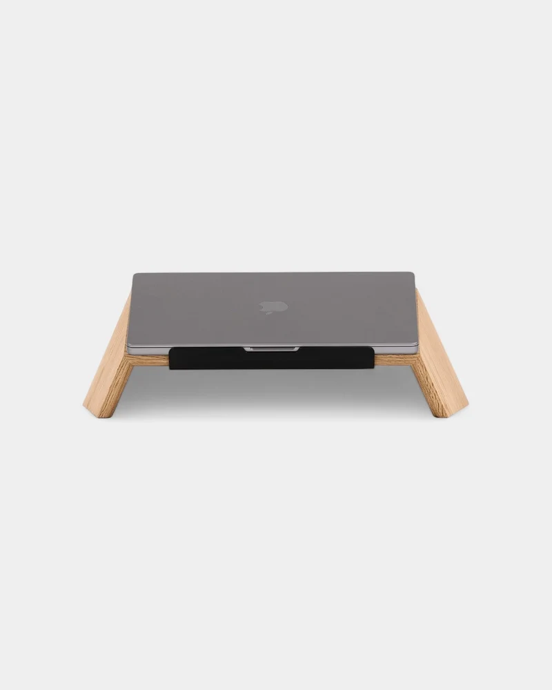 Soporte de ordenador de madera personalizable