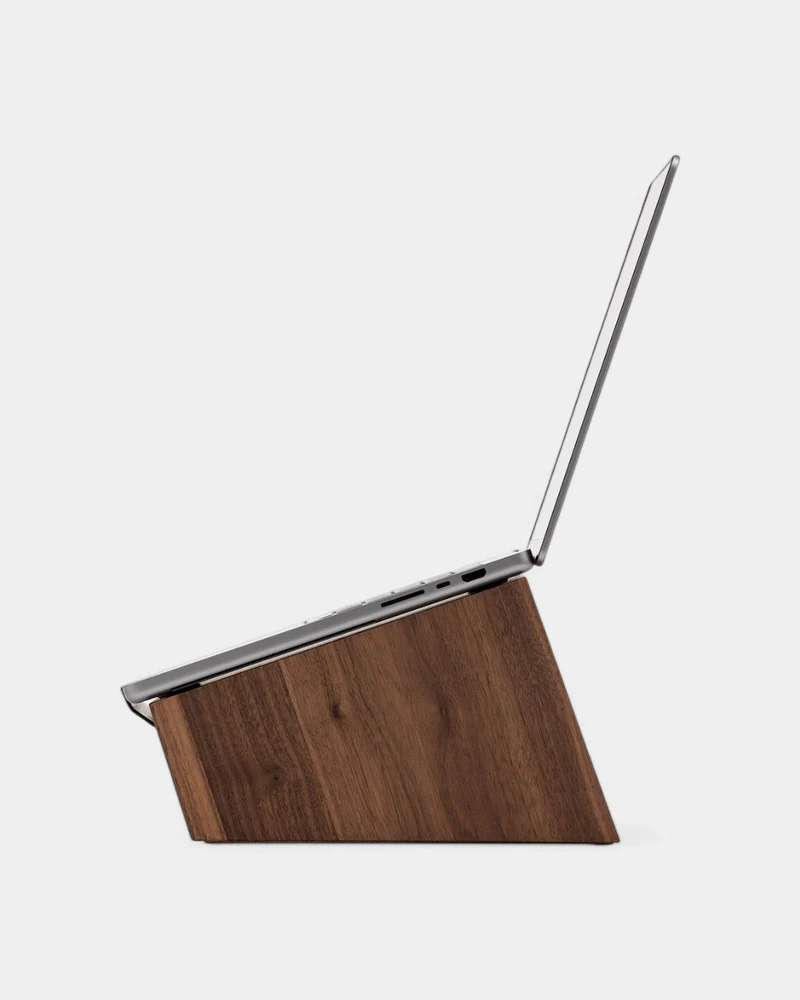 Soporte de ordenador de madera personalizable