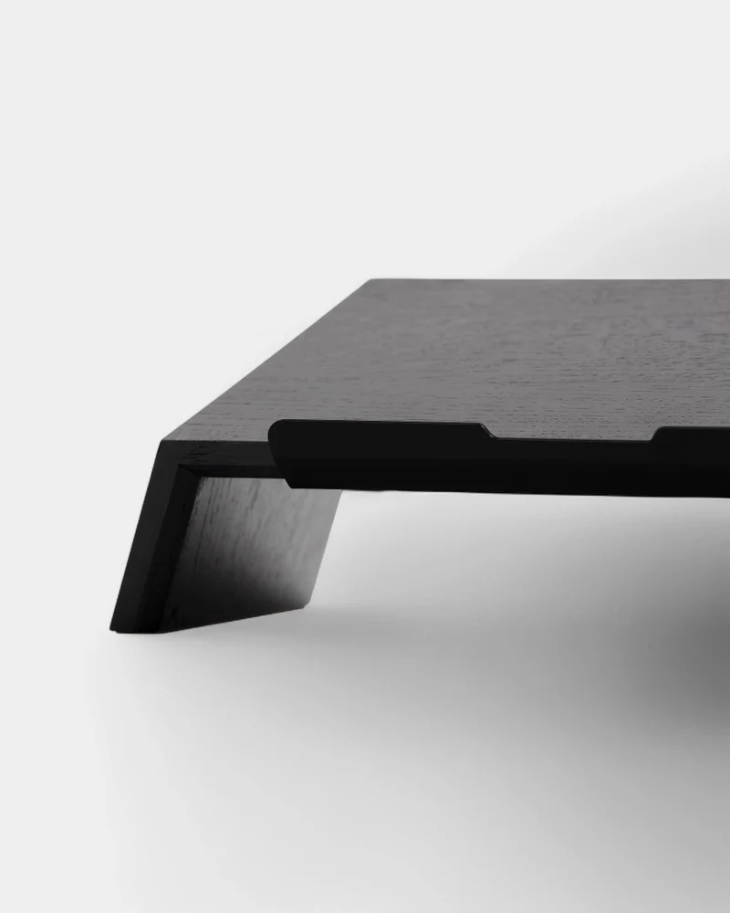 Soporte de ordenador de madera personalizable