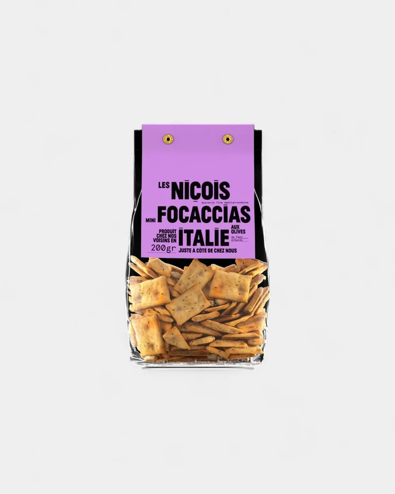 Mini focaccias personalizables