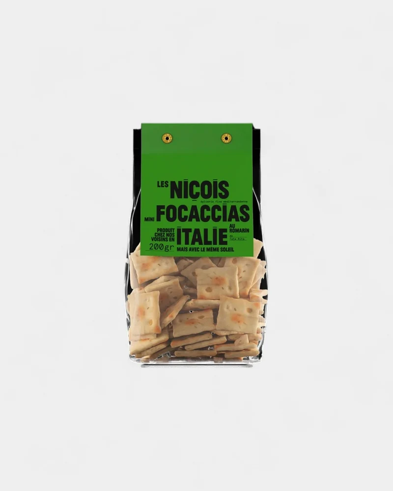 Mini focaccias personalizables