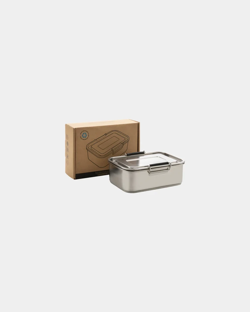 Lunch box acero inoxidable reciclado 0,8L para personalizar
