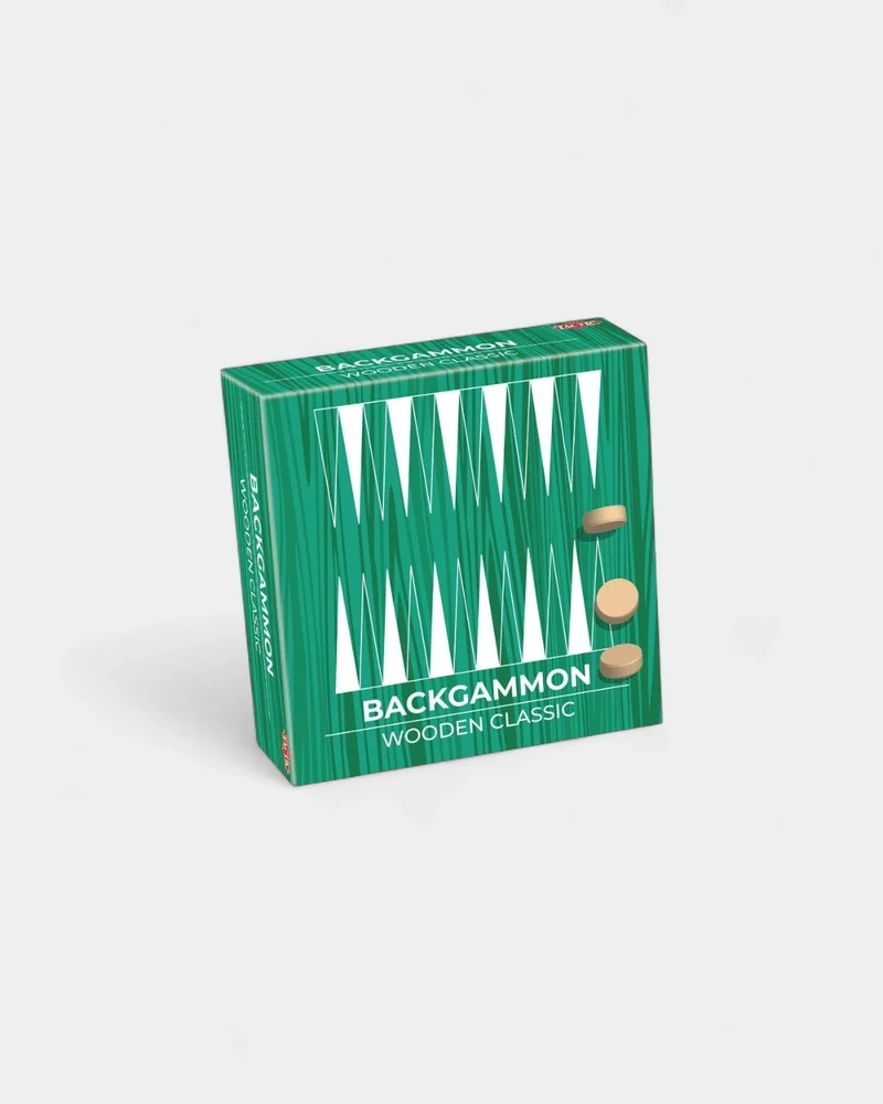 Backgammon de madera personalizable