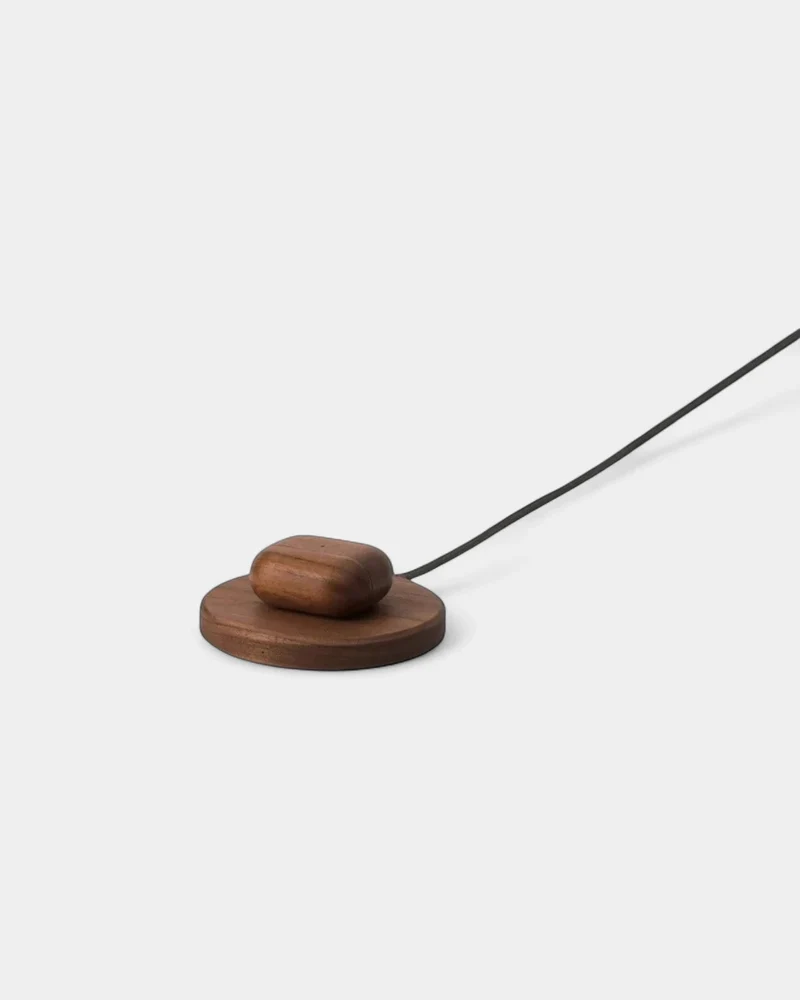 Cargador de inducción de madera de roble personalizable
