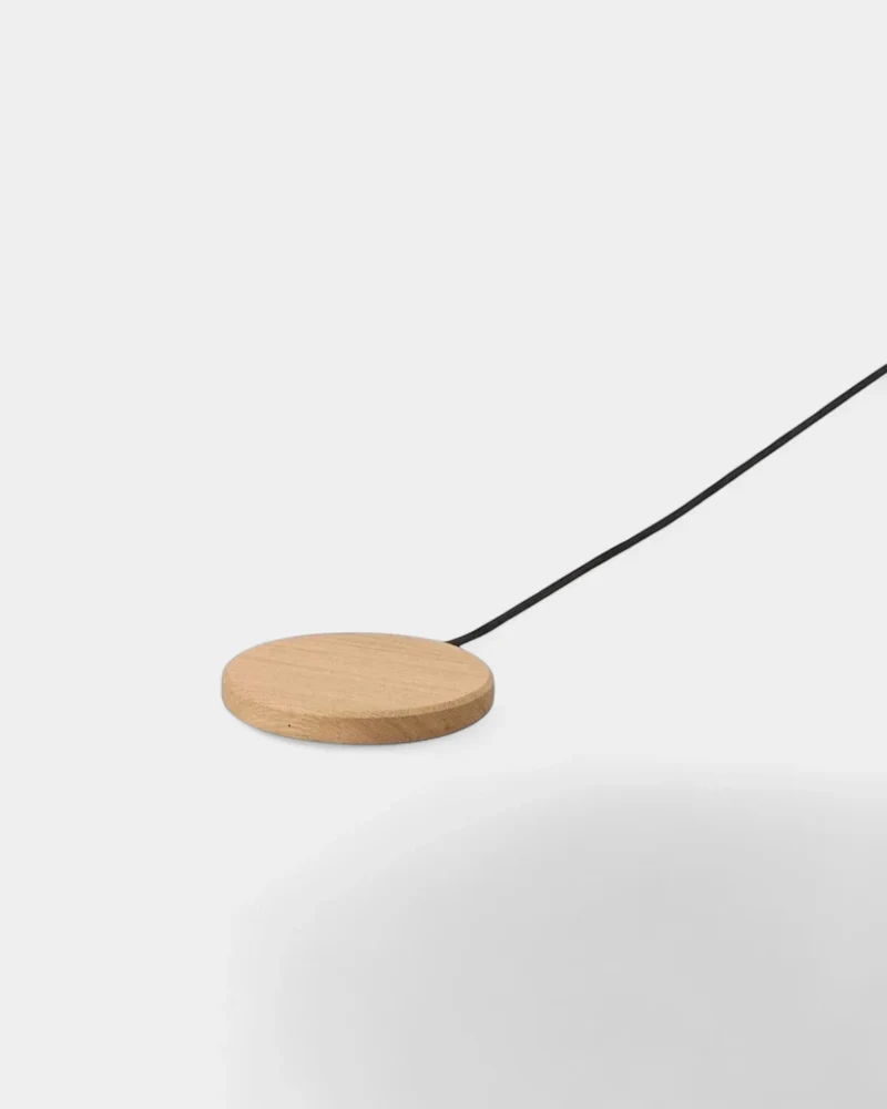 Cargador de inducción de madera de roble personalizable