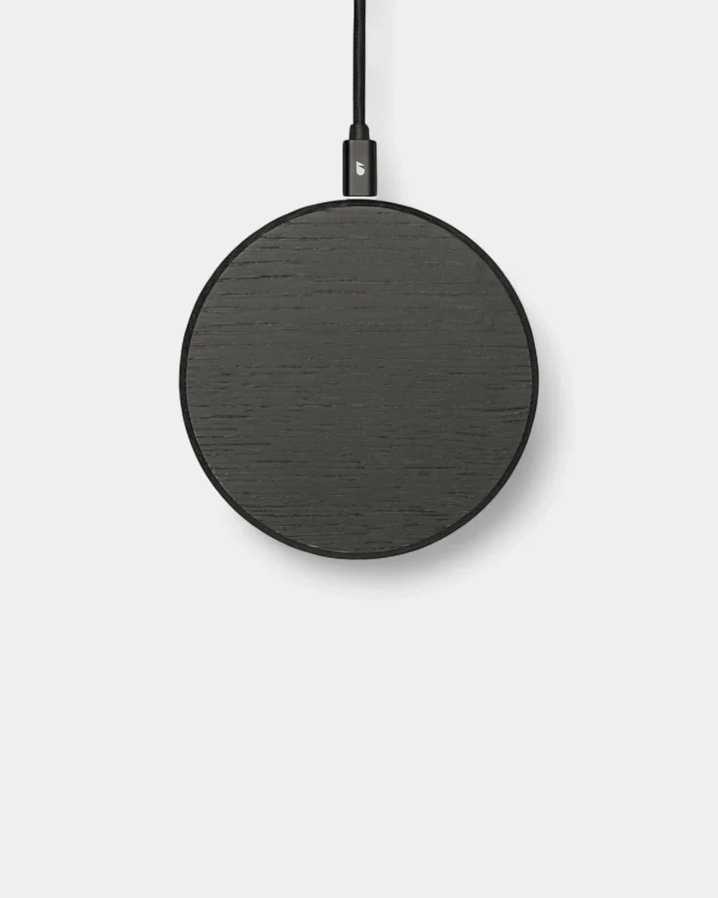 Cargador de inducción de madera de roble personalizable