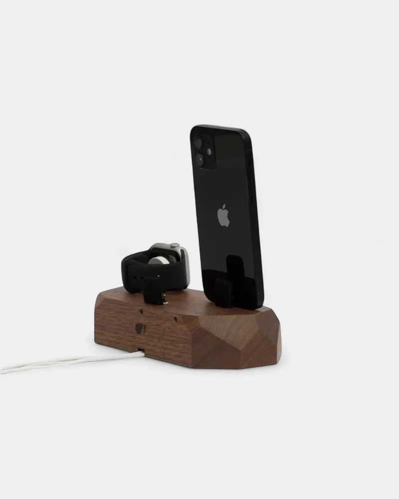 Cargador de inducción de madera 3 en 1 personalizable