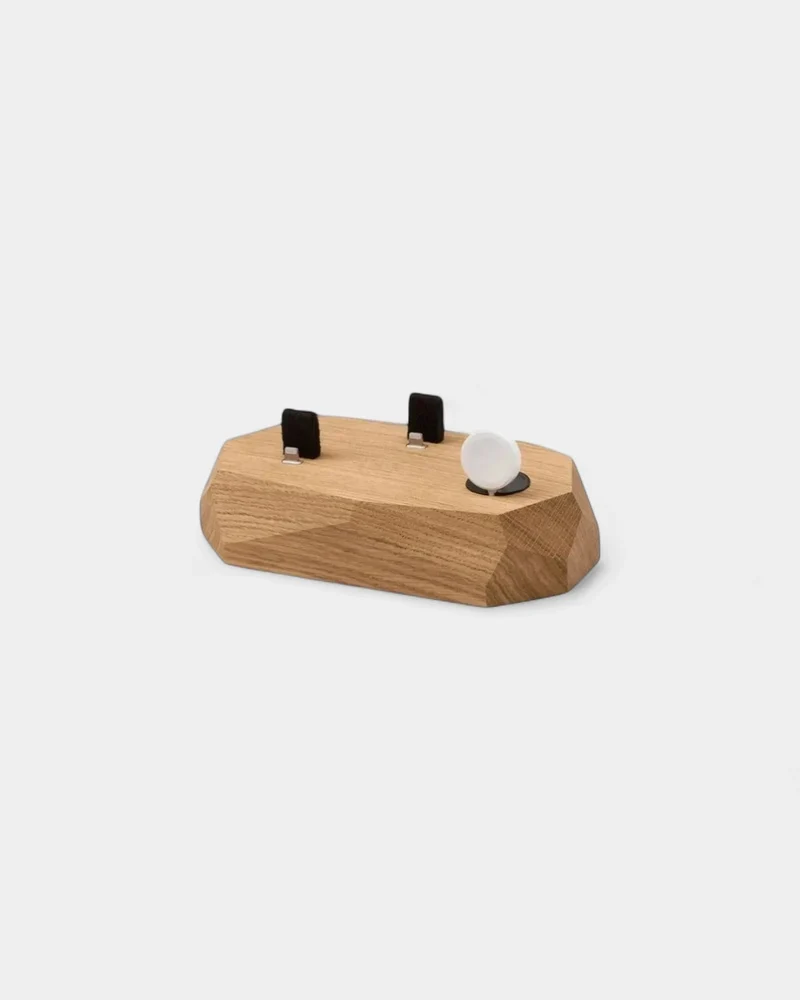 Cargador de inducción de madera 3 en 1 personalizable