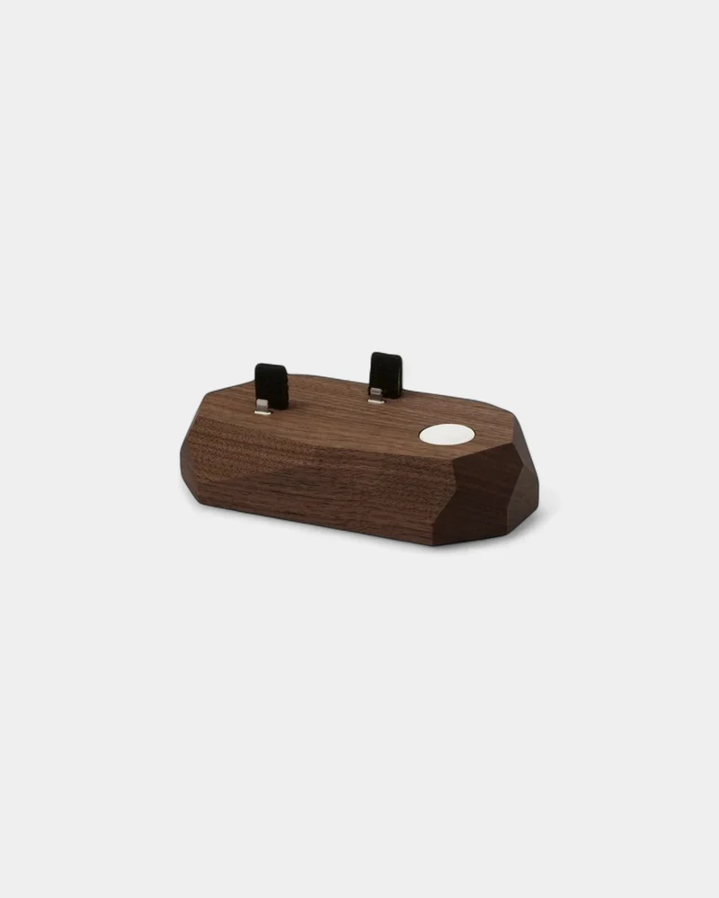 Cargador de inducción de madera 3 en 1 personalizable
