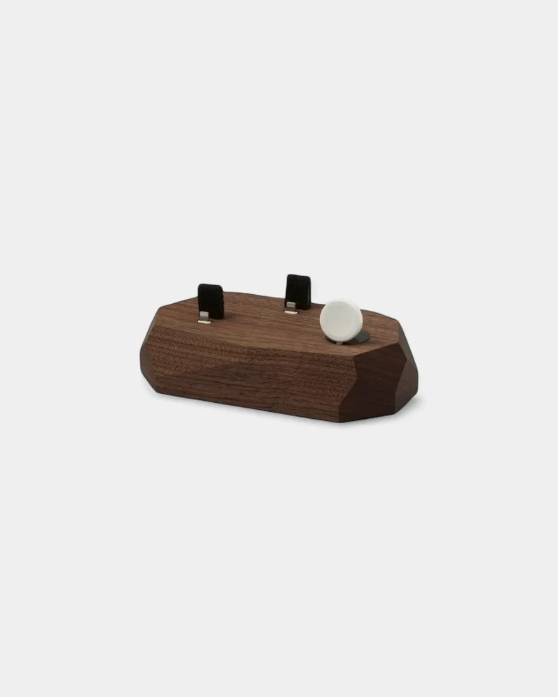 Cargador de inducción de madera 3 en 1 personalizable